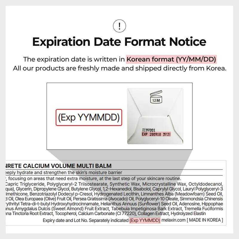 Product Introduction of [Dr.Melaxin Official] Cemenrete Calcium Multi Balm Eye Care Routine Korean Skin Care Anti-aging Cosmetics Eye Care Eye Stick 9g 1