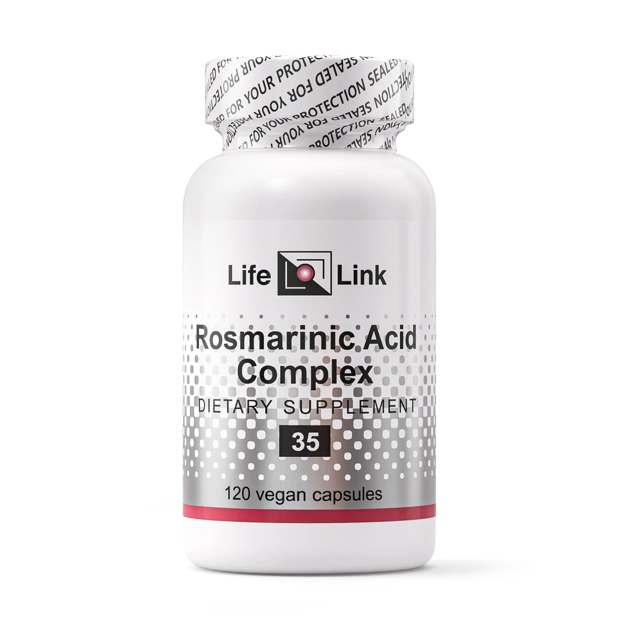 LifeLink Rosmarinic Acid Complex | 120 capsules | Vegan, Non-GMO, Gluten Free | Antioxidant, Anti-Aging | Made in the USA