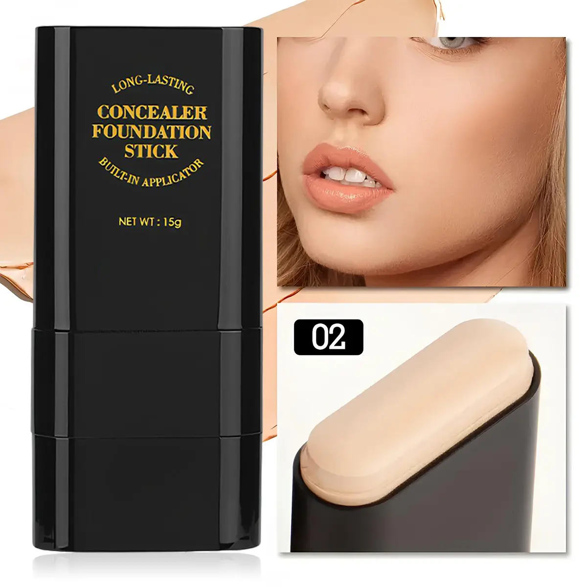 Concealer 02+ Foundation brush