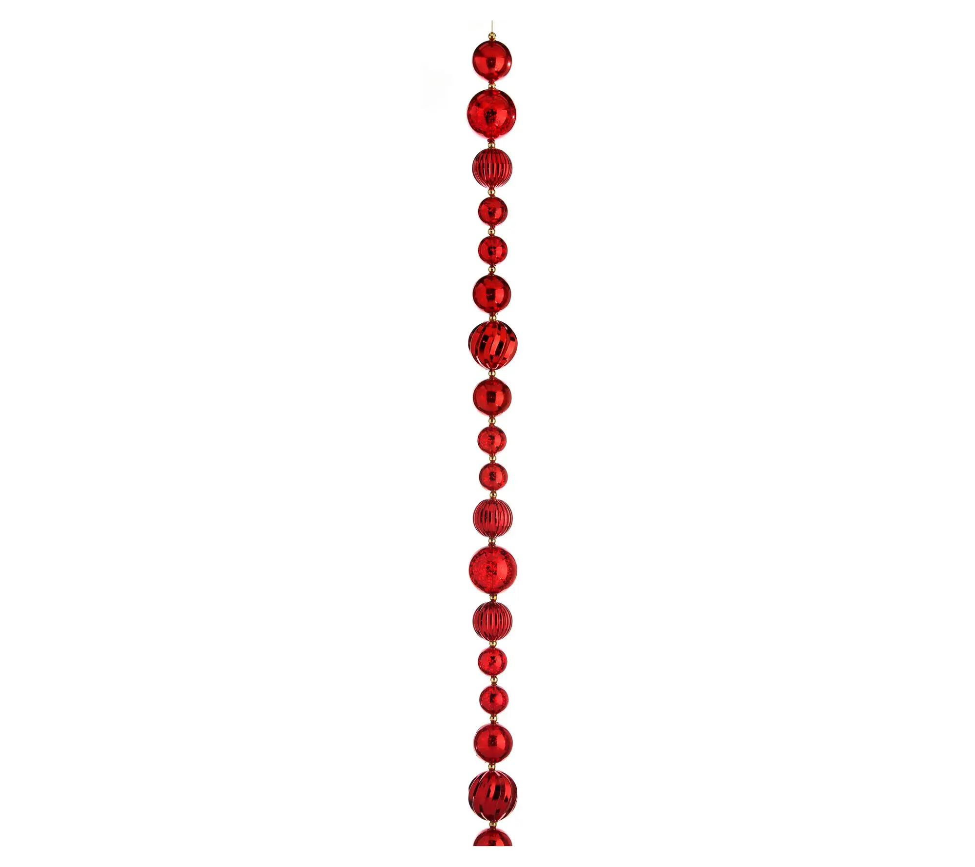 60" Ball Ornament Garland by Valerie