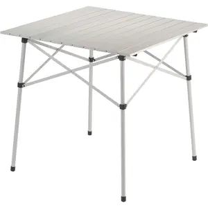 Coleman Outdoor Compact Folding Table, Sturdy Aluminum Camping Table with Snap-Together Design, Seats 4 & Carry Bag Included; Great for Camping, Tailgating, Grilling, & More