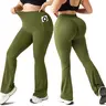 Leggings for Women's Yoga Pants,High Waist Wide Leg Pants Tummy Control Butt Lifting  Pants with Pockets Breathable Workout Sports Pants
