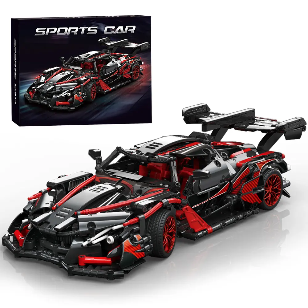 HEGOAI 1391-Piece 1:14 Racing Car Model Building Blocks Kit, Adult Bricks & Parts DIY Challenging Building Toy