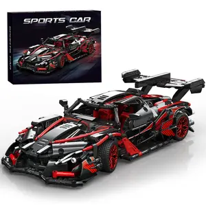 HEGOAI 1391 Pieces Adults Challenging Racing Car Building Blocks Kit, 1:14  Car Model Building Set DIY Toys