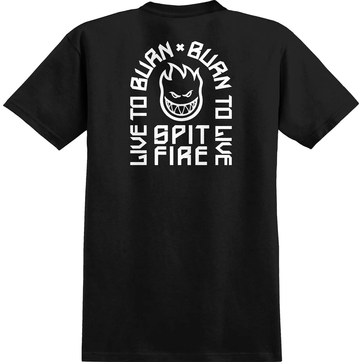 Spitfire Wheels Shirt LTB Arch II Black/White