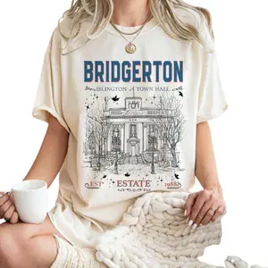 Vintage-Inspired Bridgerton State Comfort Colors Shirt Soft-Washed Fabric, Relaxed Fit & Durable Quality Retro Style & Premium Comfort Tshirt