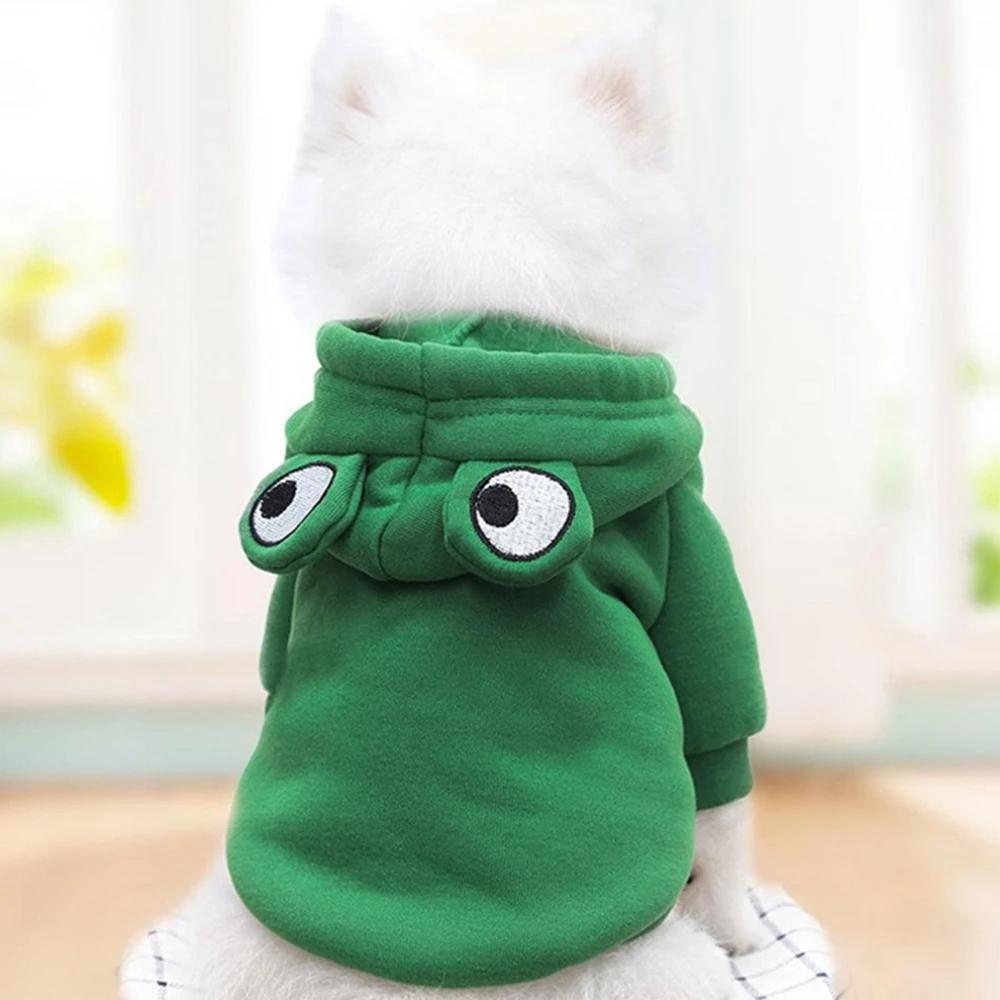 Cute Fruit Dog Clothes For Small Dogs Hoodies Winter Warm Fleece Pet Clothing Puppy Cat Costume Coat For French Chihuahua Outfit