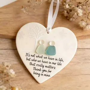 Friendship Theme Acrylic Ornament Set, Christmas Tree Car Backpack Decoration, 2pcs Hanging Accessories, No Precious Metal Plating