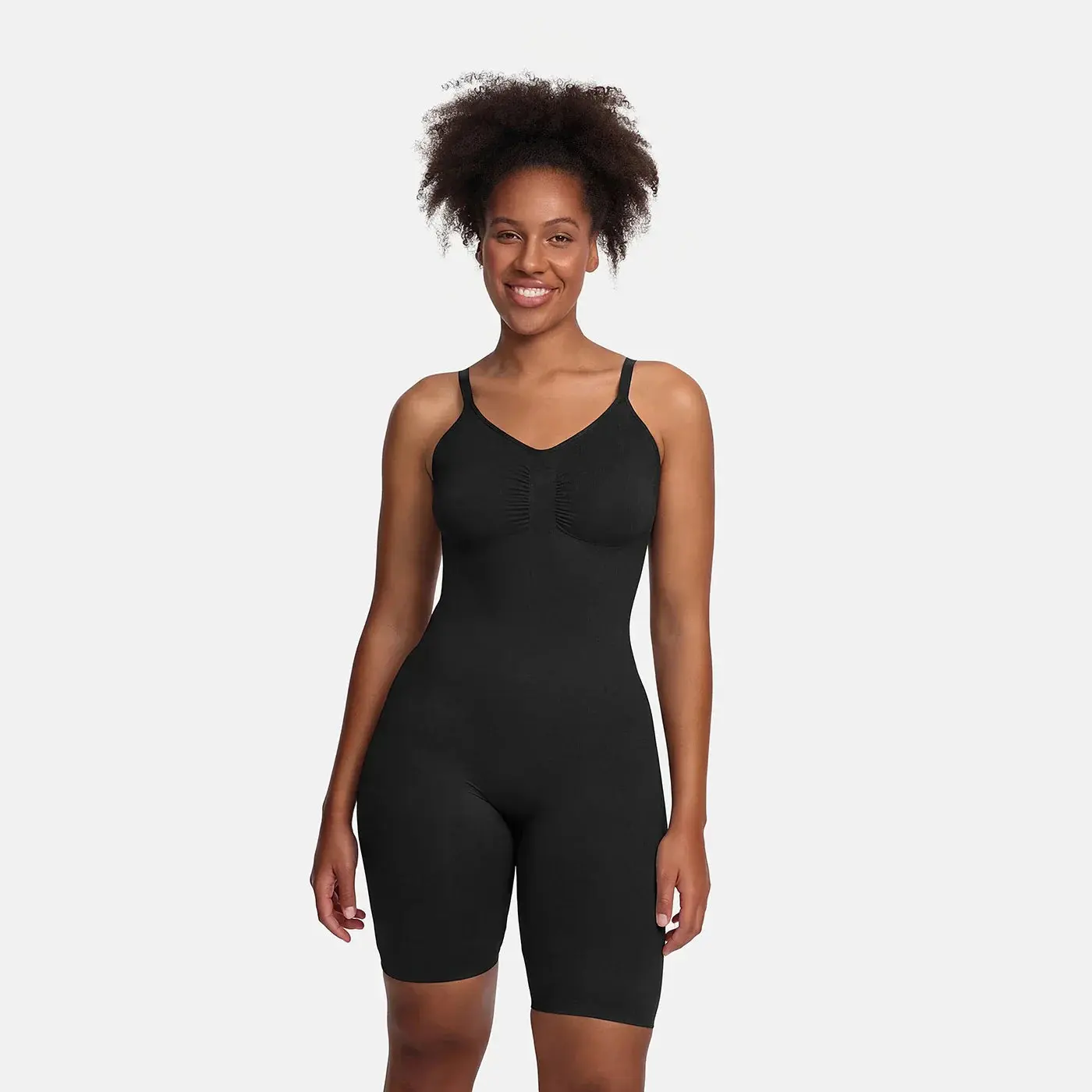 Cfab Sculpting Mid-Thigh Shapewear Bodysuit