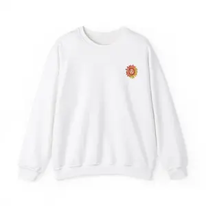 Cute Sun Crewneck Sweatshirt Classic Collar
