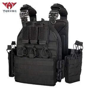 YAKEDA VT-6026-1 Quick Release Molle Plate Carrier Vest for Outdoor Shooting Tactical Gear Summer Essential Protective Equipment Molle Compatible