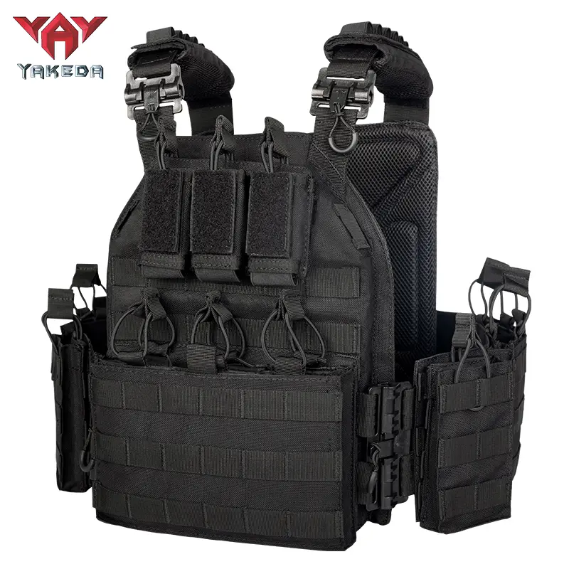 YAKEDA VT-6026-1 Quick Release Molle Plate Carrier Vest for