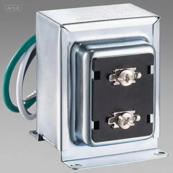 16V 30VA Wired Doorbell Transformer Hardware Kit - 120V 60 Hz AC Commercial, Overload-Safe, UL Listed Low Voltage, Heat-Resistant, Threaded Clamp, Easy to Install, Compatible with Video/Nest Doorbells, Power Supply