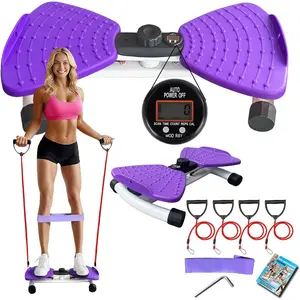 Waist Twister Machine Exercise, Ultra-Quiet Adjustable Ab Twist Board for Exercise with Smart LED Display, 350LBS Capacity, Waist Twisting Fitness Tool, Home Gym Equipment Workout for Women Men