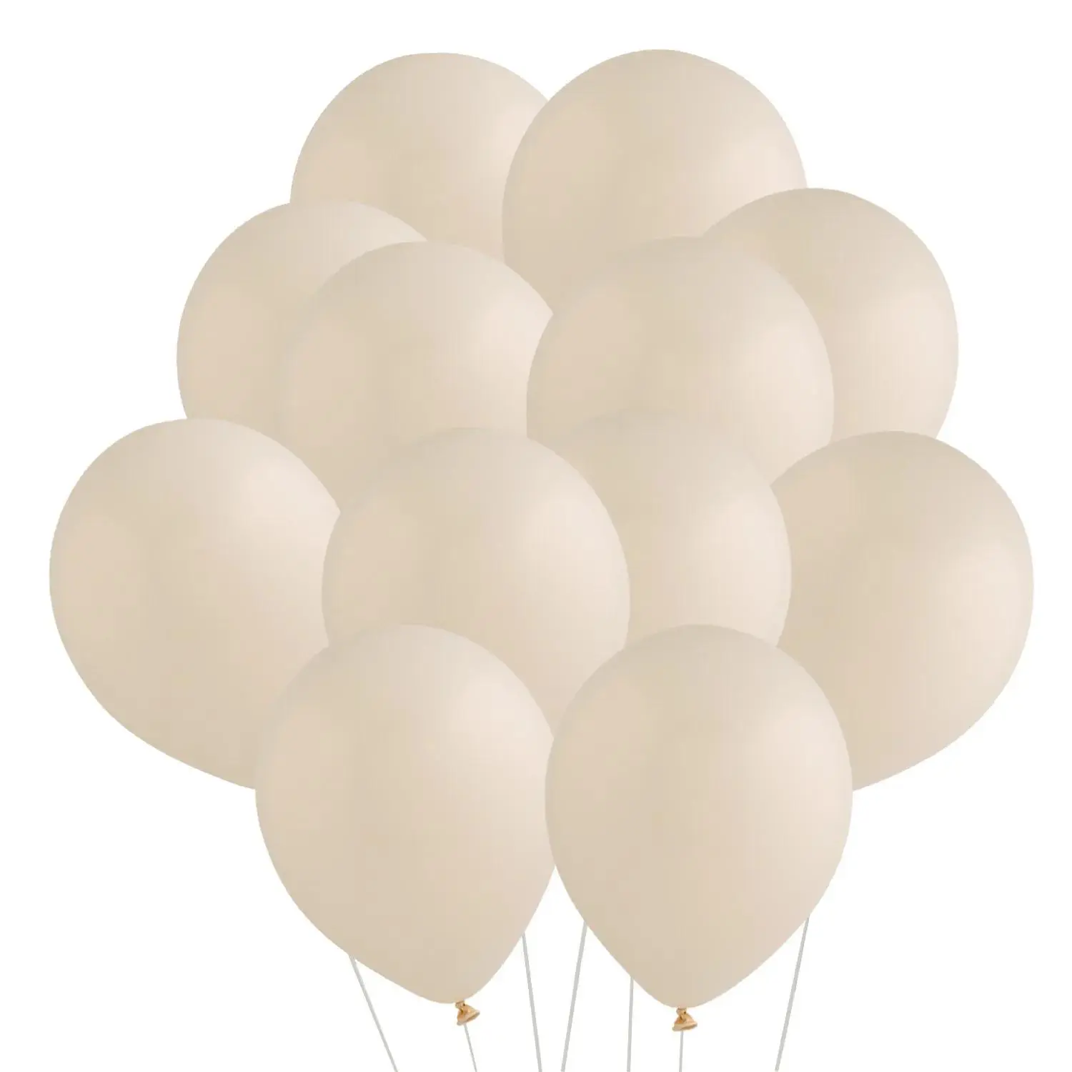 Tuftex Matte 11" Natural Latex Balloons, Bulk 100 Pcs