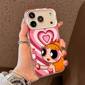 [Y2K]Little Girl Playful Selfie Phone Case for iPhone 17 AIR 17 PRO 16 PRO 15  PRO MAX  14 PLUS 13 PRO 12 11 PRO XS MAX X XR Samsung Galaxy S25 Ultra S24 S23 S22 Plus  series(anti-drop hard shell) shockproof mobilephone protective cover