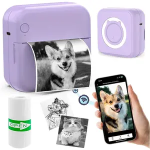 Portable Mini Printer, Heat Transfer Sticker Maker, Ideal for DIY Albums, Travel Notes, Photos, Memos, Perfect Gift