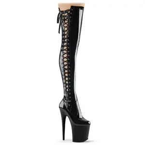 8 Inch Heel FLAMINGO-3050 Black
