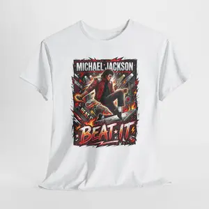 Graphic Tee — 'Beat It' Retro Dance Design