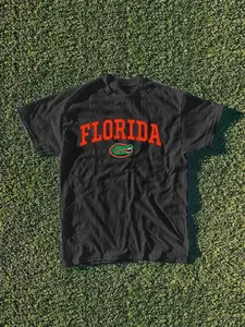 1 Piece Men‘s Florida State Vintage Graphic Tee, Retro College Style T-Shirt for Sports Fans, Casual Streetwear and Game Day Outfits