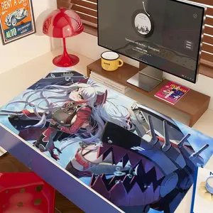 anime azur lane Mouse Pad 90x40CM non-slip Gaming Mousepad Gamer E-Sports Mouse Mat Game Mechanical Keyboard XXL Desk Mat