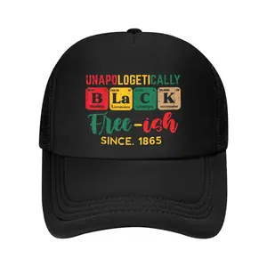 Juneteenth Unapologetically Black Periodic Women Men Baseball Cap