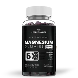 Magnesium Complex Gummies with L-Threonate, Glycinate, Citrate, Sulfate, and Oxide