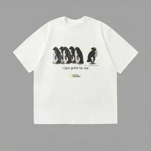 I Just Gotta Be Me Graphic T-Shirt Vintage National Geographic Penguin Animal Lover Gift Cute Sea Tee Natural Inspired