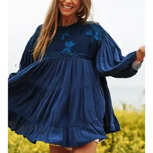 NAVY NIGHTS TOP
