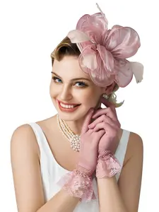 1pc Fascinator Headband with Feather, Women's Tea Party Hat for Kentucky Derby, Cocktail, Wedding, Fancy Dress Party All Seasons Wear