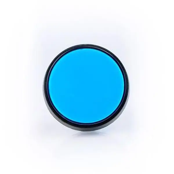 Large Blue Plastic Mechanical Push Button