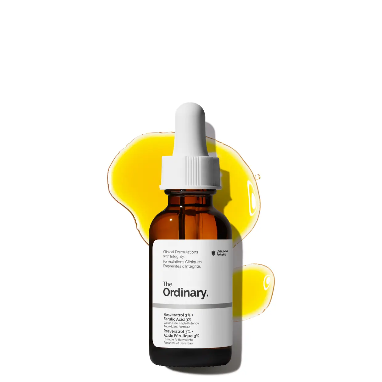 The Ordinary Resveratrol 3% + Ferulic Acid 3%, Antioxidant Serum for Anti-Aging, 1 Fl Oz