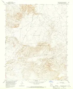 Kirtland SW New Mexico USGS Topographic Quadrangle Map, 1966, 1:24000
