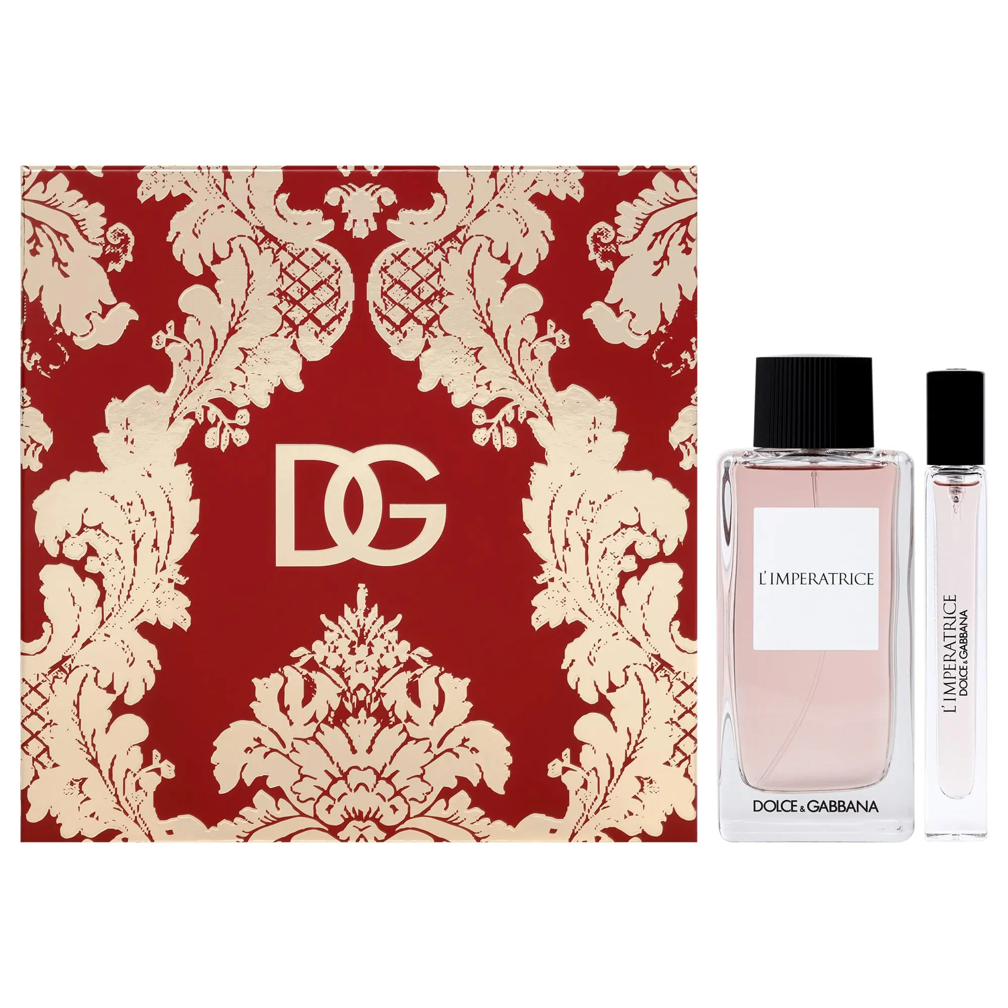 Women's Refined LImperatrice by Dolce and Gabbana 2-Piece Gift Set - 3.3oz EDT Spray, 0.33oz Mini EDT Spray (Versatility-Focused Fragrance Option)