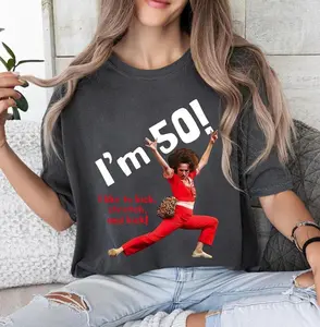 Sally Omalley I'm 50 sweatshirt, I Like to Kick Stretch Short Sleeve Sally O'Mally 50th birthday gift, 50th birthday T-Shirt Sweatshirt, gifts for wom Sweatshirt, Hoodie, Comfort Colors