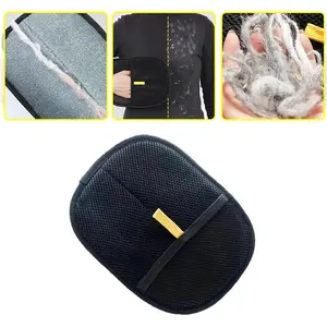 Pet Hair Removal Gloves, Electrostatic Removal Gloves for Pet Hair, Double-Sided Grooming Gloves for Dog & Cat, Reusable Pet Hair Remover Glove for Carpet, Couch, Clothing, Furniture