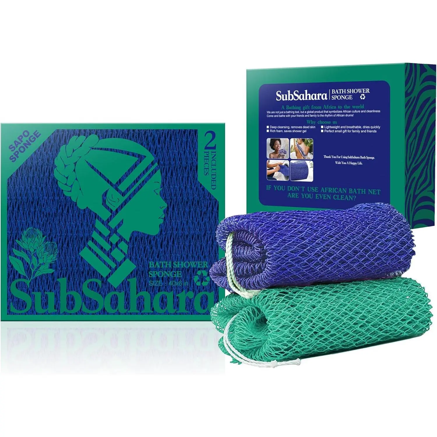 Dark Blue & Forest Green