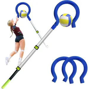 Volleyball Spike Trainer, Durable Lightweight Volleyball Hitting Trainer Adjustable Length Volleyball  Equipment for Beginners & Pro Improving Serving and Hitting Placement