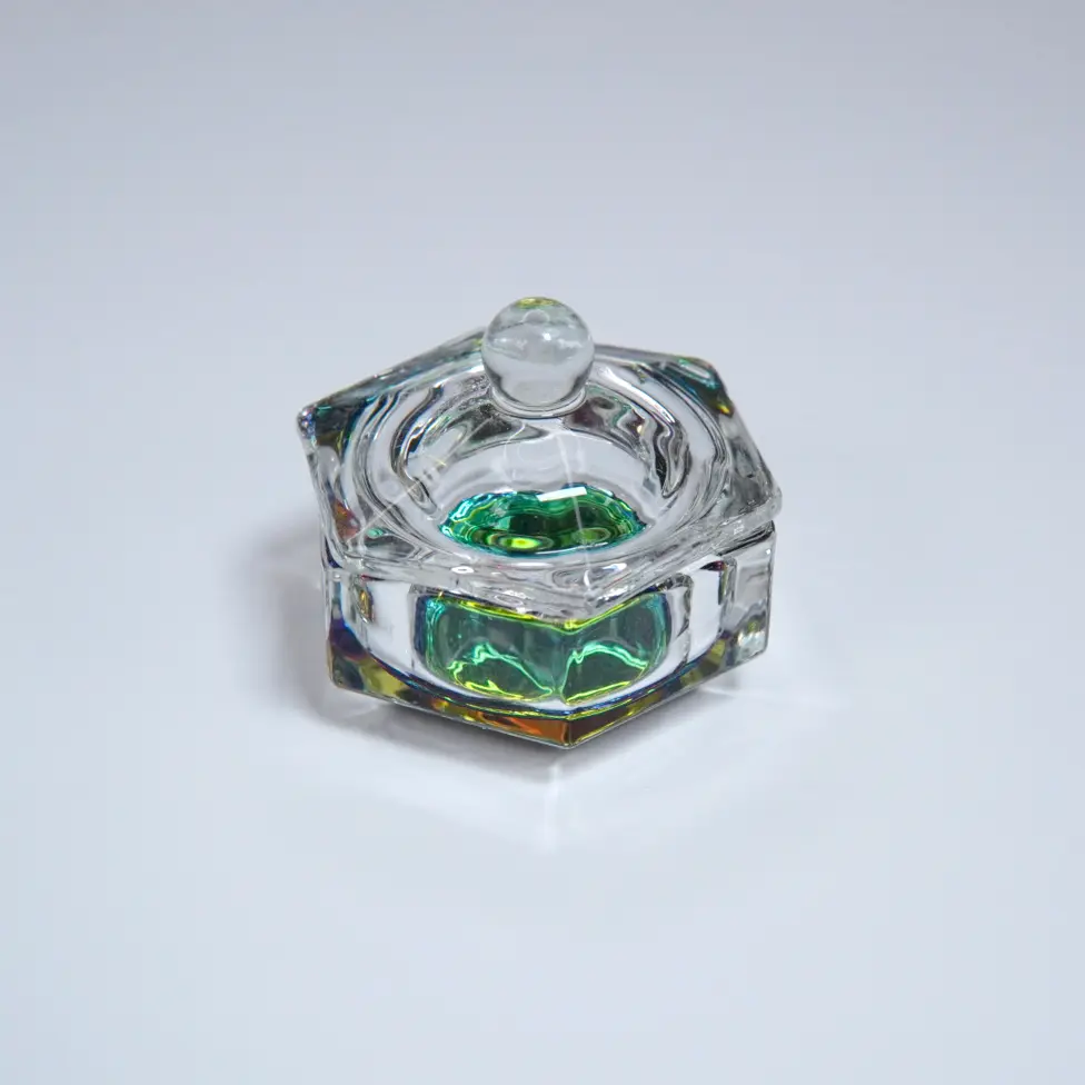 Nail Art Dappen Dish with Lid