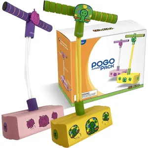 Foam Pogo Hopper Tortoise and Hare Jumper Race Pack Best Toy for 3 Year Old 2 Pack