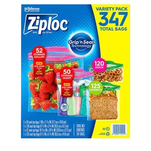 Ziploc Storage Bag Variety Pack, 347 pk.