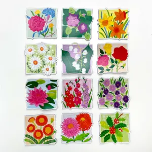 Birth Flower Magnet Bundle - 12 Months