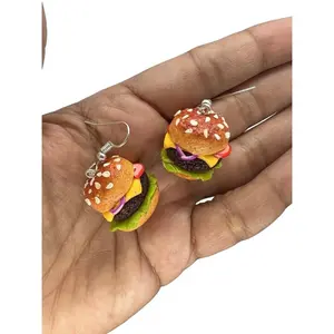 Hamburger Earrings