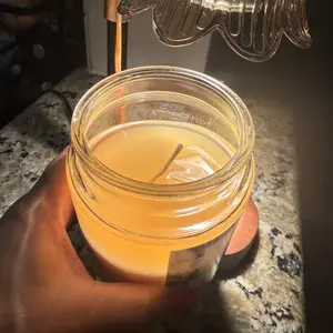 Modern Metal Candle Warmer Lamp with Timer & Brightness Control Adjustable Flameless Safety Cylindrical Decorative for Home Decor & Relaxation Amber-Scented Jar Candle Warmer Lamp