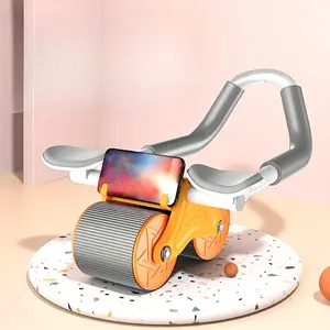 Abdominal Roller with Elbow Support, Automatic Rebound Abdominal Wheel, Abdominal Exercise Machine, Equipment for Abdominal Training, Fitness Abdominal Trainer for Men and Women