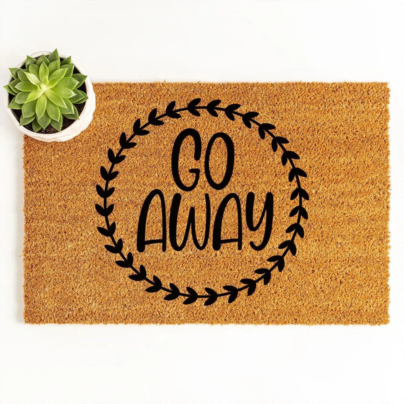 Doormat Go Away Doormat - Funny Doormat Boyfriend Gift Funny Farmhouse Birthday Gift House Warming Gift Doormats 3105zz