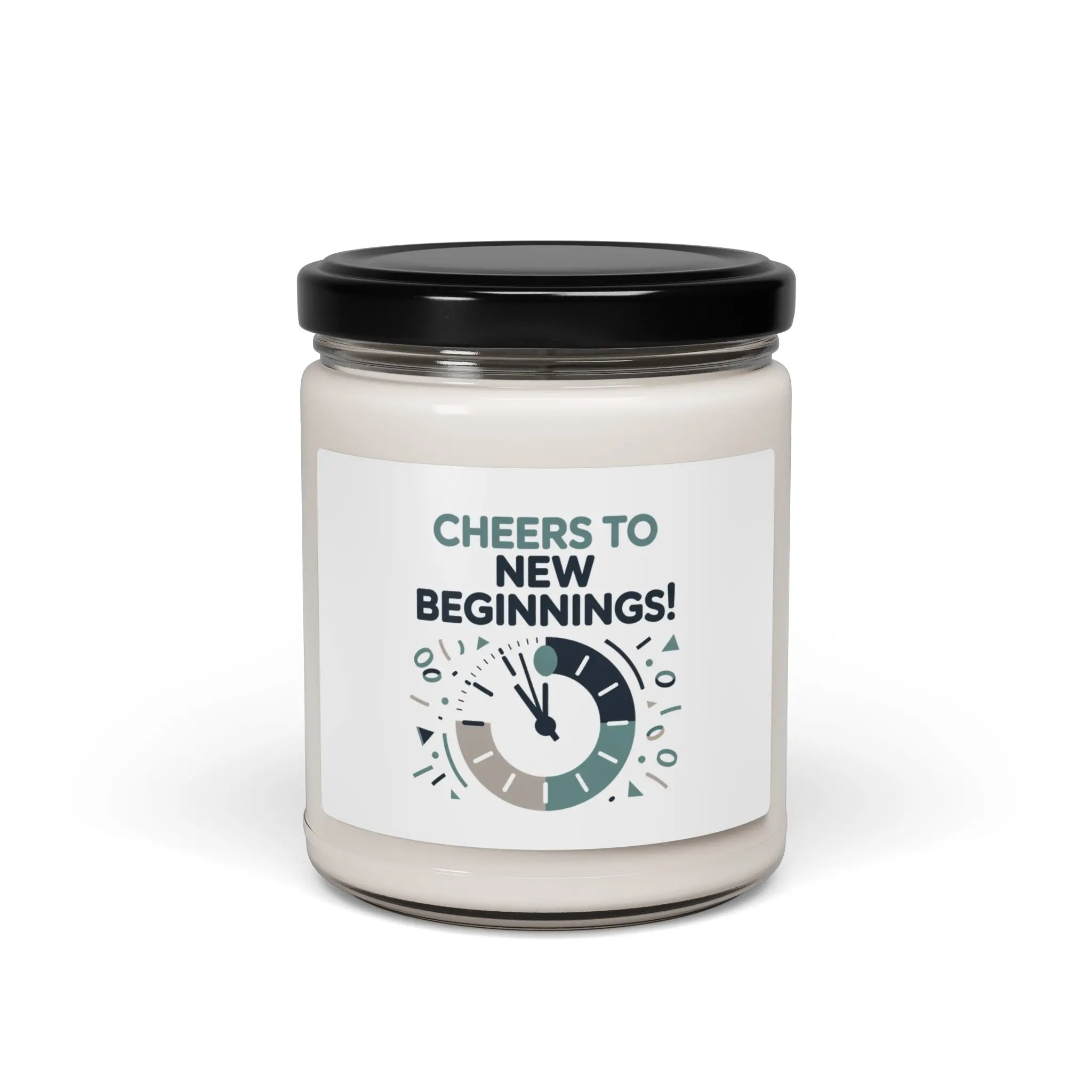 Cheers to New Beginnings Soy Candle | 2026 goals, new year motivation