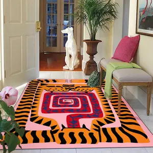 Art Style Rug, Modern Abstract Rug, Non-slip Soft Floor Mat, Decorative Carpet for Home Living Room Bedroom Hotel