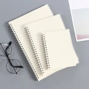 B5 Spiral Thickened Lined Paper 80 Sheets 160 Pages Office Study Simple Fresh Design Memo Book Math Notebook Undated Notebook for Notes and Planning