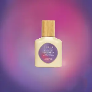 5 SENS Life of the Party Eau de Parfum 30mL | Blackcurrant Saffron Midnight Jasmine | Confidence Perfume | Clean Vegan Fragrance